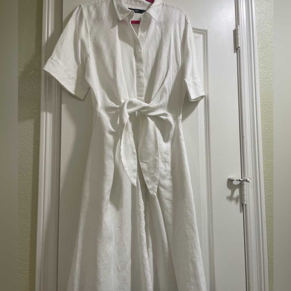 Ralph Lauren linen shirt dress
